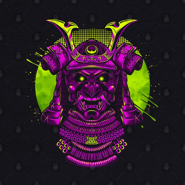 Samurai mask Purple by albertocubatas